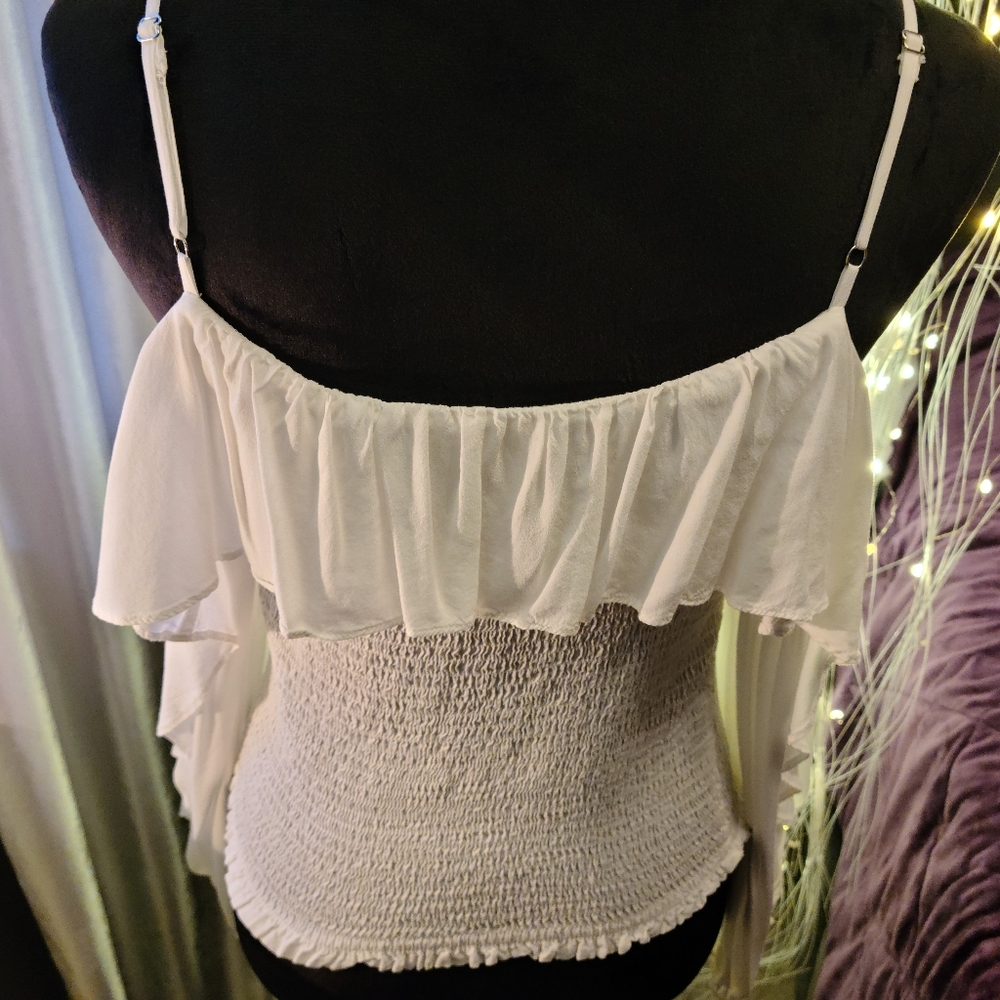 🍂INC International Concepts Cold Shoulder Top